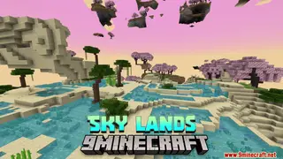 World Of Sky Lands Data Pack (1.20.2, 1.19.4) – Realm Of Floating Islands!