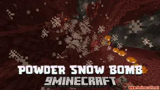 Powder Snow Bomb Data Pack (1.20.2, 1.19.4) – Experience Explosive Powder Snow in the Nether!