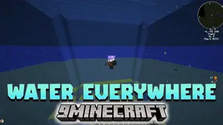Minecraft But Water Spawn Everywhere You Go Data Pack (1.20.2, 1.19.4)