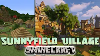 Sunnyfield Village Data Pack (1.20.2, 1.19.4) – Transform Your Minecraft World Into A Picturesque Haven!