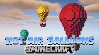 Hot Air Balloons Data Pack (1.20.2, 1.19.4) – Moving Base In Minecraft