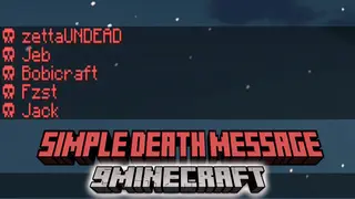Simple Death Messages Data Pack (1.20.2, 1.19.4) – Revamp Your Death Experience