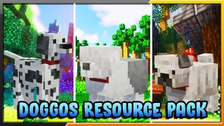 The Doggos Resource Pack (26.x, 1.21) – MCPE/Bedrock