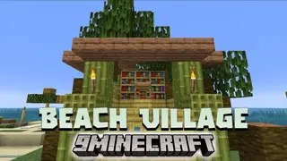 Beach Village Data Pack (1.20.2, 1.19.4) – Immersive Village Experience!