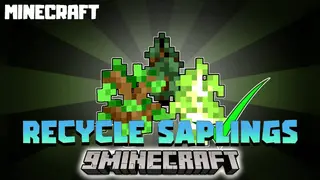 Saplings Recycle Data Pack (1.19.4, 1.19.2) – More Useful Saplings!