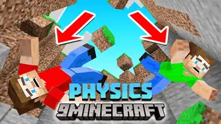 Minecraft But Blocks Have Physic Data Pack (1.19.4, 1.19.2)