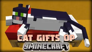 Minecraft But Cat Gives Op Enchantments Data Pack (1.19.4, 1.19.2)