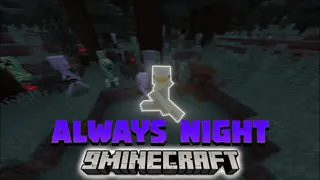 Minecraft But It's Always Night Data Pack (1.19.4, 1.19.2)