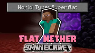 Flat Nether Data Pack (1.19.4, 1.19.2) – Travel Easier!