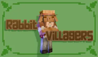 Rabbit Villagers Texture Pack (26.x, 1.21) – MCPE/Bedrock