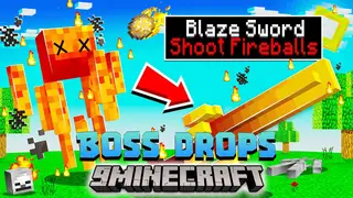 Minecraft But Boss Drops Weapons And Items Data Pack (1.19.4, 1.19.2)