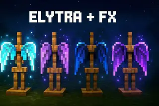 Elytra+ Fx Texture Pack (26.x, 1.21) – MCPE/Bedrock