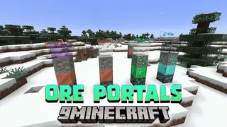 Ore Portals Data Pack (1.19.4, 1.19.2) – Custom Portals!