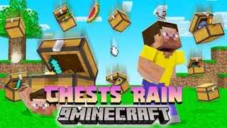 Minecraft But Chests Rain From The Sky Data Pack (1.16.5)
