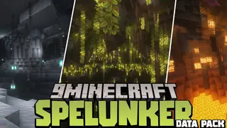 Spelunker Data Pack (1.18.2, 1.18.1) – Cave Dimensions!