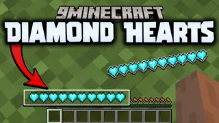 Minecraft But There Are Diamond Lucky Hearts (1.19.3, 1.18.2)