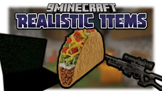 Minecraft But There Are Realistic Items Data Pack (1.19.3, 1.19.2)