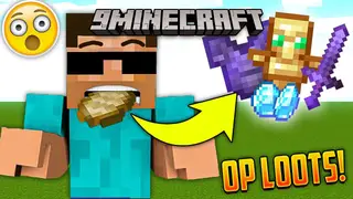 Minecraft But You Get Op Items When Eating Data Pack (1.17.1)