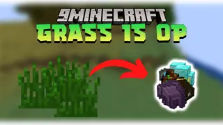 Minecraft But Grass Is Op Data Pack (1.19.3, 1.19.2) – Grass Drop More Loots!