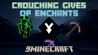 Minecraft But Crouching Gives You Level 10 Enchantments Data Pack (1.18.2, 1.17.1)