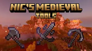 Nic's Medieval Tools Texture Pack (26.x, 1.21) – MCPE/Bedrock