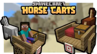 Horse Carts Data Pack (1.19.3, 1.19.2) – An Extension for Horses