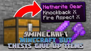 Minecraft But Chests Give OP Items Data Pack (1.19.3, 1.18.2) – Chests Contain Op Items!