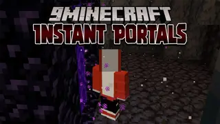 Instant Portals Data Pack (1.19.3, 1.18.2) – Fast Portal