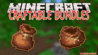 Craftable Bundles Data Pack (1.19.3, 1.18.2) – Crafting Recipe for Bundle