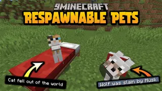 Respawnable Pets Data Pack (1.19.3, 1.19.2) – Respawn Mechanic for Pets