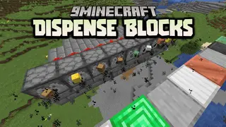 Dispense Blocks Data Pack (1.19.3, 1.18.2) – Automatically place blocks with Dispenser
