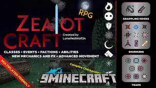 ZealotCraft RPG Data Pack (1.19.3, 1.18.2) – RPG/SMP Expansion For Minecraft!