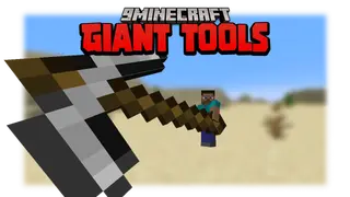 Giant Tools Data Pack (1.19.3, 1.18.2) – Bigger Tools and Weapons