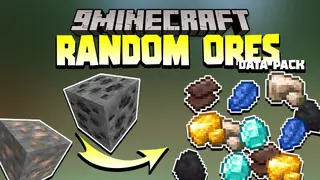 Minecraft But All Ores Are Random Data Pack (1.19.3, 1.18.2)