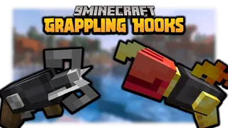 Grappling Hooks And Double Jump Data Pack (1.19.3, 1.19.2) – Movement Items
