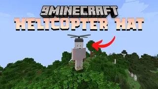 Helicopter Hat Data Pack (1.19.3, 1.19.2) – A Hat That Make You Fly!