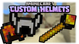 Minecraft But You Can Craft Custom Helmets Data Pack (1.19.3, 1.18.2)