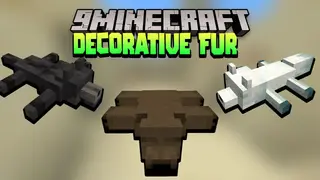 Decorative Fur Rugs Data Pack (1.19.3, 1.18.2) – Items, Decoration