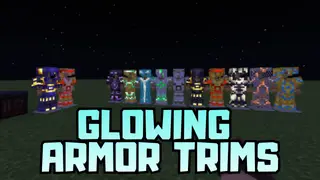 Glowing Armor Trims Texture Pack (1.21, 1.20) – MCPE/Bedrock