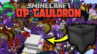 Minecraft But Filling Cauldron Gives OP Loots Data Pack (1.19.3, 1.18.2)