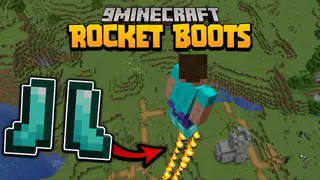 Rocket Boots Data Pack (1.19.3, 1.18.2) – Launch You into the Sky