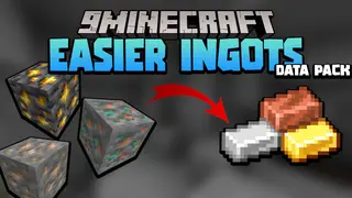 Easier Ingots Data Pack (1.19.3, 1.18.2) – Auto Smelt