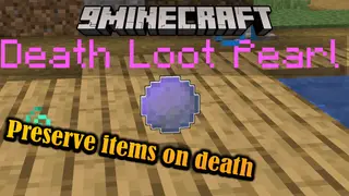 Death Loot Pearl Data Pack (1.19.3, 1.18.2) – Never lose Your Items again