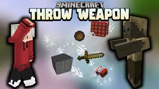Throw Weapon Data Pack (1.19.3, 1.18.2) – Throwable TNT and Sword