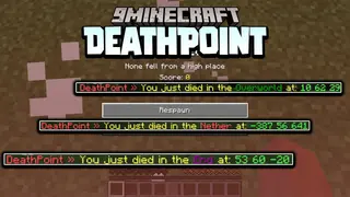 DeathPoint Data Pack (1.19.3, 1.18.2) – Death Coordinate