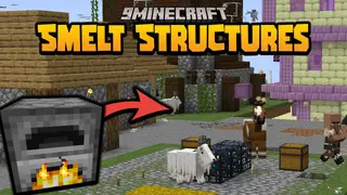 Minecraft But You Can Smelt Structures Data Pack (1.19.3, 1.18.2) – Summons Structures by Smelting Them