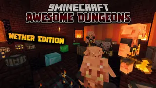 Awesome Dungeon Nether Data Pack (1.19.3, 1.18.2) – Highly Dangerous Dungeons