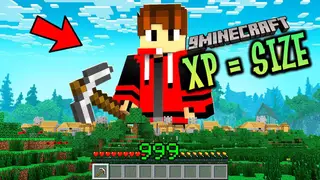 Minecraft But Your EXP Equals Your Height Data Pack (1.19.3, 1.19.2)