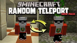 Minecraft But You Are Randomly Teleported Every 60 Seconds Data Pack (1.19.4, 1.18.2)