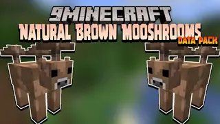 Natural Brown Mooshrooms Data Pack (1.18.2, 1.17.1) – Natural Spawn